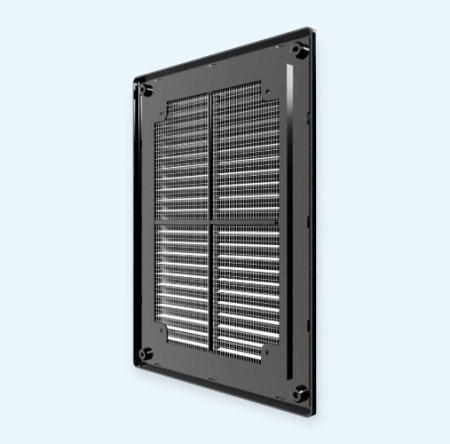 1520Р Black (черный) ERA Решетка вентиляционная Р сетка разъемная 150х200 пластик 1520Р Black (черный) ERA Решетка вентиляционная Р сетка разъемная 150х200 пластик